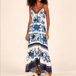 FARM Rio Tropical Tiles Maxi dress